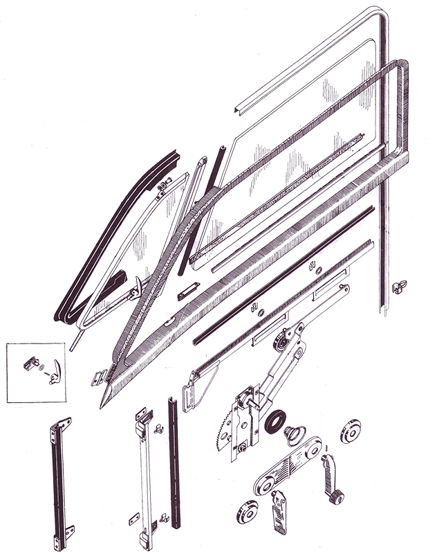 Studebaker Vent Window Assemblies & Related Stephen Allen's LLC